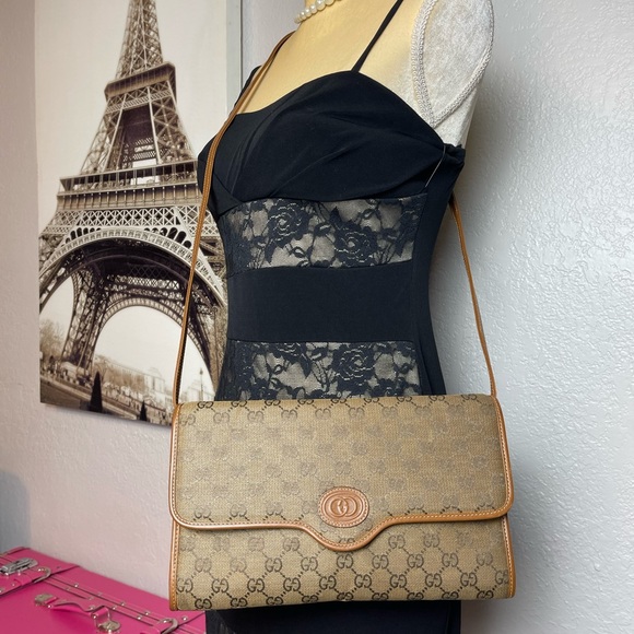 ✅GUCCI ✅ Authentic GG Canvas Crossbody Bag #8 - Picture 13 of 17